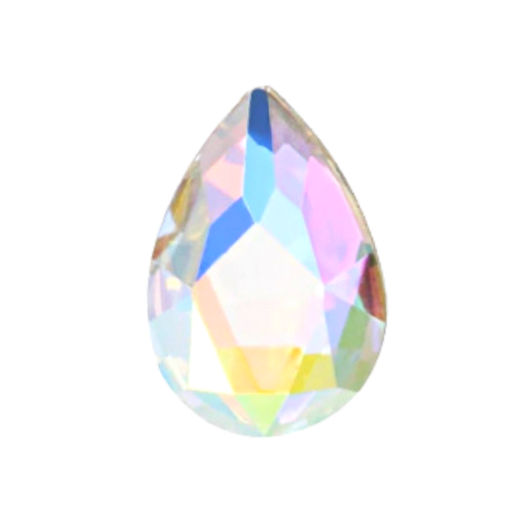 Charme Crystal Pear Flatback Rhinestone For Nails Crystal AB